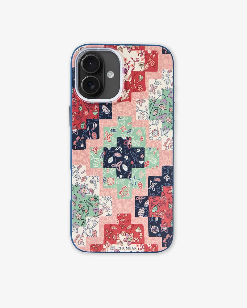 Chumbak Phone Case Cover for iPhone 16 Plus - Batik Patchprint